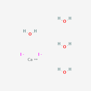 Molecular structure of Calcium iodide tetrahydrate