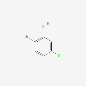 Molecular structure of 2-Bromo-5-chlorophenol