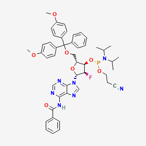 Molecular structure of Dmt-2’fluoro-da(bz) amidite