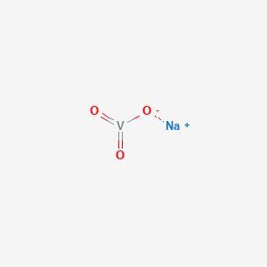 Molecular structure of Sodium metavanadate