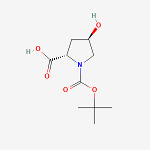Molecular structure of Boc-L-Hydroxyproline