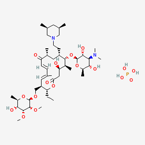 Molecular structure of Tilmicosin phosphate