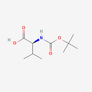 Molecular structure of Boc-L-Valine