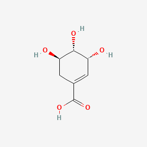 Molecular structure of Shikimic acid