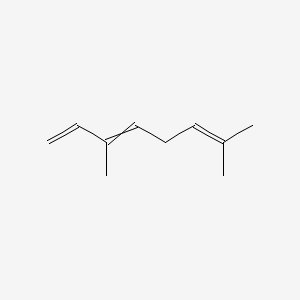 Molecular structure of 3,7-Dimethylocta-1,3,6-Triene