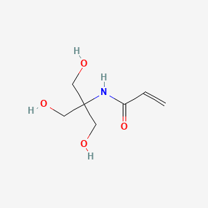 Molecular structure of N-[Tris(hydroxymethyl)methyl]acrylamide