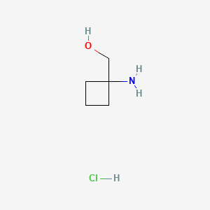 Molecular structure of (1-Aminocyclobutyl)methanol hydrochloride