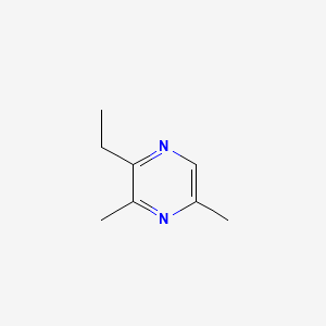 Molecular structure of 2-Ethyl-3,5-dimethylpyrazine