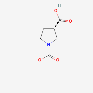 Molecular structure of N-Boc-D-proline