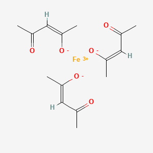 Molecular structure of Ferric acetylacetonate