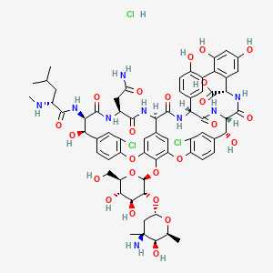 Molecular structure of Vancomycin hydrochloride