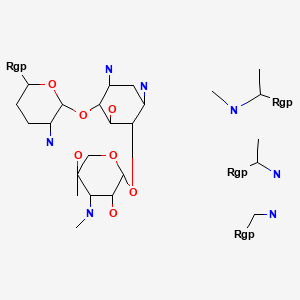 Molecular structure of Gentamicin sulfate