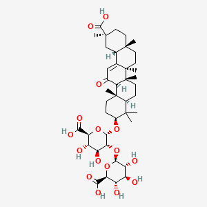 Molecular structure of Glycyrrhizic acid