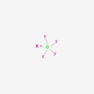 Molecular structure of Potassium tetrafluoroborate