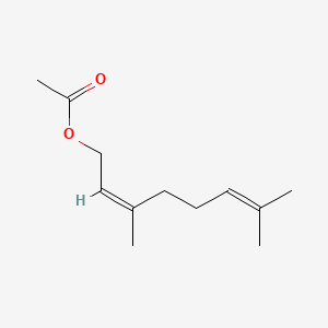 Molecular structure of Neryl acetate