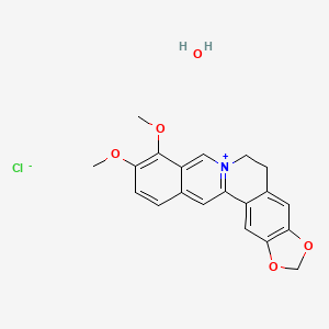Molecular structure of Berberine chloride hydrate