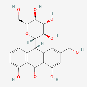 Molecular structure of Aloin