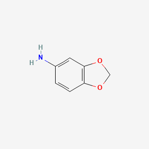 Molecular structure of 3,4-(Methylenedioxy)aniline