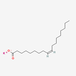 Molecular structure of Potassium oleate