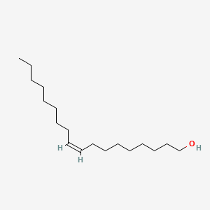Molecular structure of Oleyl alcohol