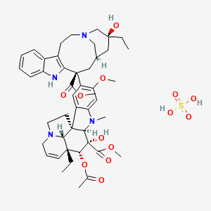 Molecular structure of Vinblastine sulfate