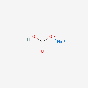 Molecular structure of Sodium bicarbonate