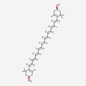 Molecular structure of Zeaxanthin