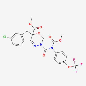 Molecular structure of Indoxacarb