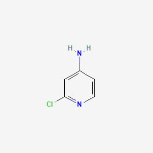 Molecular structure of 4-Amino-2-chloropyridine