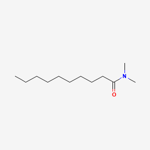 Molecular structure of N,N-Dimethyldecanamide