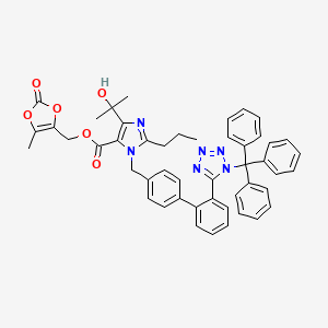 Molecular structure of Trityl olmesartan