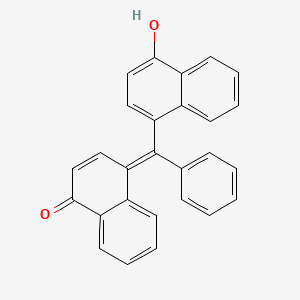 Molecular structure of p-Naphtholbenzein