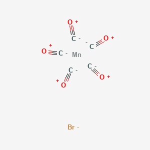 Molecular structure of Bromopentacarbonylmanganese