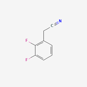 Molecular structure of 2,3-Difluorophenylacetonitrile