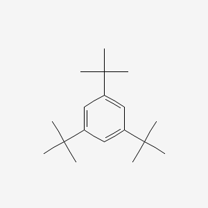Molecular structure of 1,3,5-Tri-tert-butylbenzene