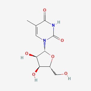 Molecular structure of Ribosylthymine