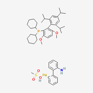 Molecular structure of BrettPhos Pd G3
