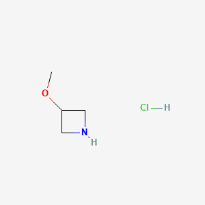 Molecular structure of 3-Methoxyazetidine hydrochloride