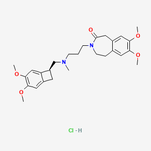 Molecular structure of Ivabradine hydrochloride