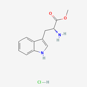 Molecular structure of D-Tryptophan methyl ester hydrochloride