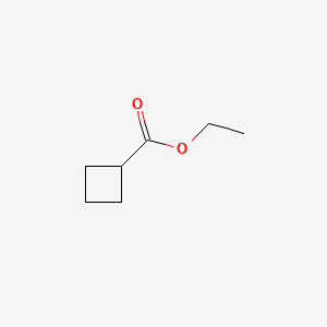Molecular structure of Ethyl cyclobutanecarboxylate