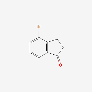 Molecular structure of 4-Bromo-1-indanone