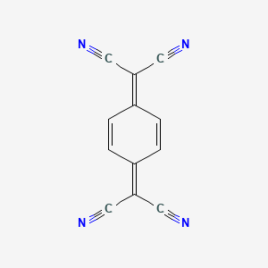 Molecular structure of 7,7,8,8-Tetracyanoquinodimethane