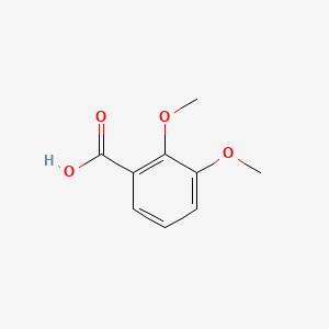 Molecular structure of 2,3-Dimethoxybenzoic acid