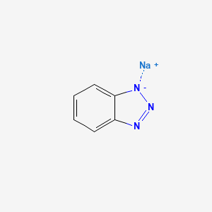 Molecular structure of Sodium benzotriazolate