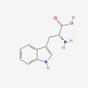 Molecular structure of D(+)-Tryptophan