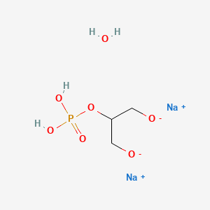 Molecular structure of Sodium glycerophosphate