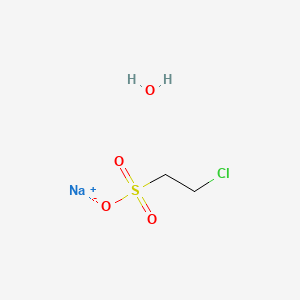 Molecular structure of Sodium 2-chloroethanesulfonate monohydrate