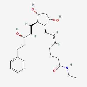 Molecular structure of Bimatoprost