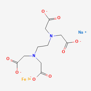 Molecular structure of EDTA ferric sodium salt
